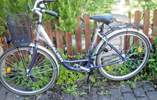 DAMENFAHRRAD v. Bauer - gekauft 2002 - blau-silber - 3 Gang-Sachs - FAHRBEREIT!