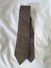 Gucci Krawatte Luxus Blau Gelb