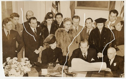 Vintage archiv foto - archiv,
