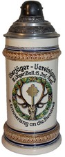 Militaria Bierkrug Oberjäger