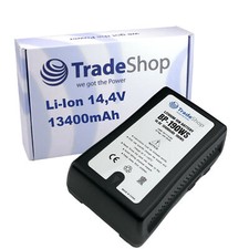 Li-Ion V-Mount Akku 14,4V 13400mAh für viele Sony Camcorder ersetzt BP-190WS