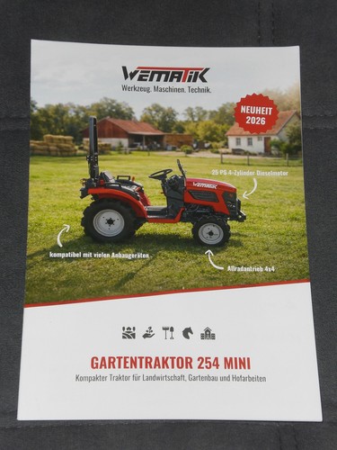 Wematik gartentraktor 254 - wematik, mini