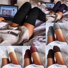 Damen Overknee Lang Socken