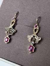 Antike Ohrringe Jugendstil 585