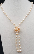 Vintage Perlen golden apricot