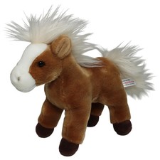 Teddy-Hermann Schönes braunes Pferd, stehend Kuscheltier 30cm Gebraucht Pferd
