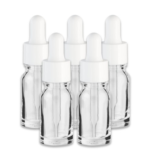 Farblose glasflasche ml - farblose,