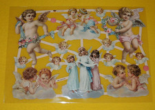 1x Poesiebilder Oblaten Engel