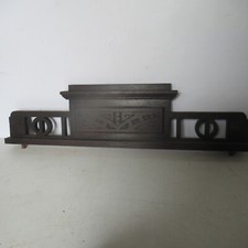 Antiker Art Deco Schrank Aufsatz mit Verzierungen aus massivholz