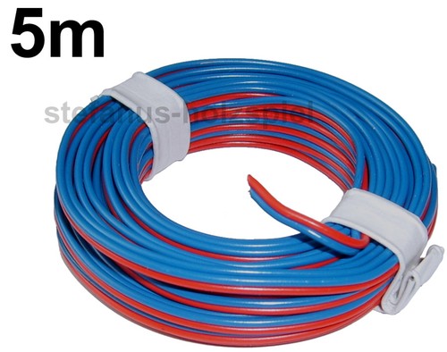 Litze blau rot adrig - litze, blau-rot