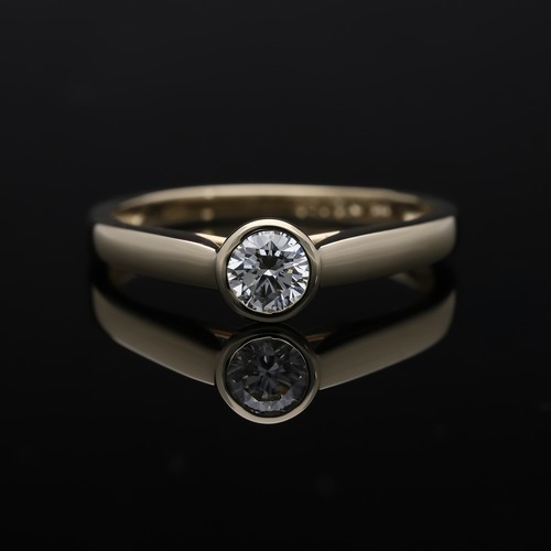 Ring brillant diamant - 0,41,