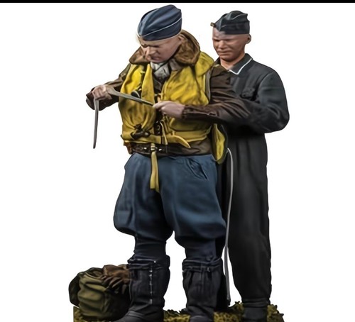 Resin modell stand 2 man - resin,