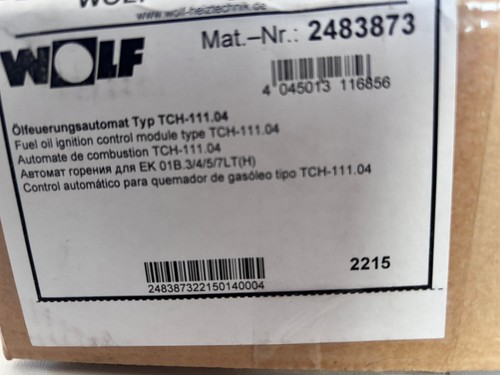 Wolf ölfeuerungsautomat - wolf,