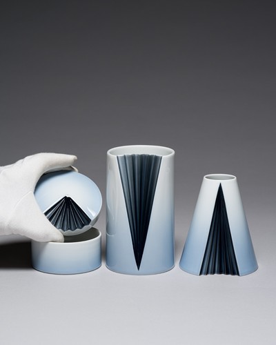 Rosenthal plissée porcelain - rosenthal,