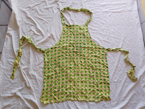 Küchenschürze vintage 70er - küchenschürze,