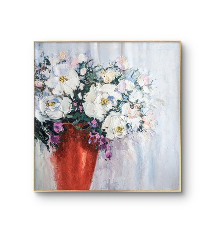 Weiße blumen kunst - weiße, blumen,