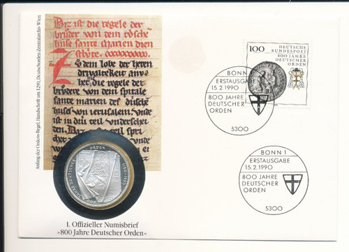 Numisbrief 800 jahre - jahre, deutscher
