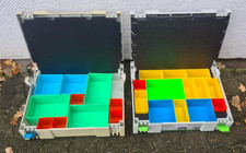 Festool Systainer 2x Leersystainer mit Einsatzboxen Koffer Werkzeugkoffer Festo