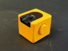 Braun Domino Feuerzeug überholt gelb lighter briquet refurbished accendino