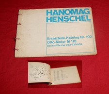 Ersatzteilliste hanomag motor - ersatzteilliste,