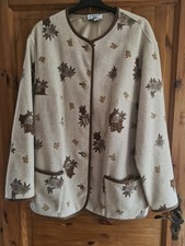 Peter Hahn leichte Jacke Schurwolle herbstlich Größe 46