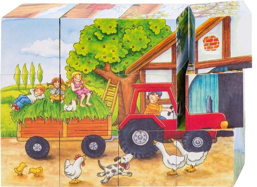 Würfelpuzzle jahreszeiten - würfelpuzzle,