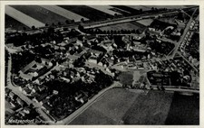 Ak Meitzendorf Barleben in Sachsen Anhalt, Luftaufnahme von ... - 11413317