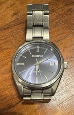Seiko blaues Zifferblatt Herrenuhr - SUR371 - in OVP