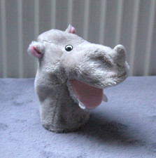 Nashorn Handpuppe 18 cm