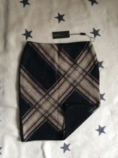 Marc Cain Minirock N3 (38) Schwarz/ Camel kariert, Neu ohne Etikett