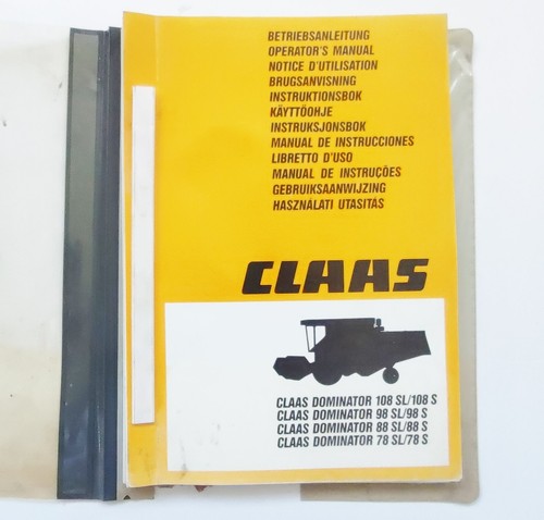 Claas dominator 98 108 - 78, 88