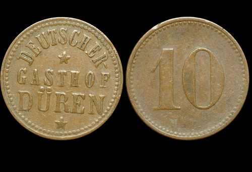 Wertmarke pfennig - wertmarke:, 10
