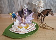 Schleich Pferd Bayala Set mit Fee Baby Elfe von 2007 Elfe Seerose und Leolynn