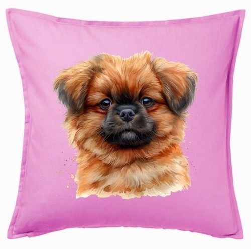 Kissenbezug pink pekinese - pink,