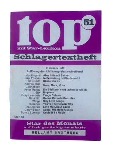 Top schlagertextheft 51 - schlagertextheft,