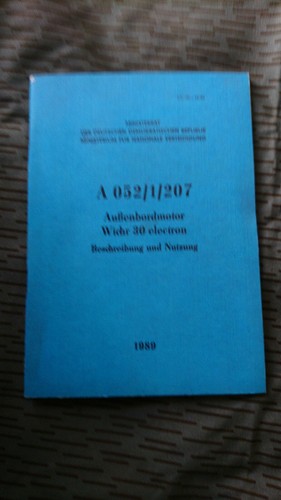 Nva vorschrift 052 - a, 052/1/207