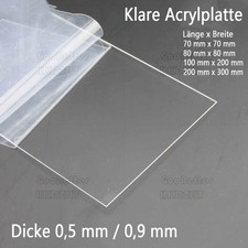 Transparent Klar Acrylglas