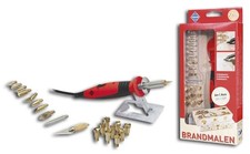 PEBARO Brandmal-Set mit An/Aus Kolben und 20 Aufsätzen