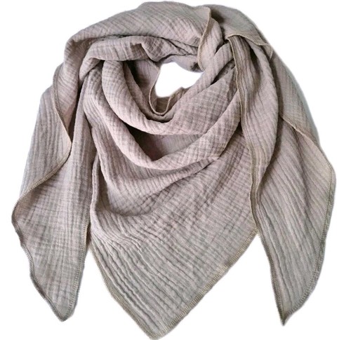Sand beige musselin - musselin, tuch
