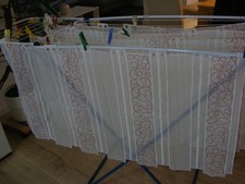 4 x Bistrogardinen Fertiggardinen  H.: 60  B.: 1,15