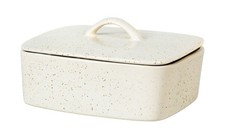 Broste Copenhagen Nordic Vanilla Butterdose mit Deckel Cream 12x15cm