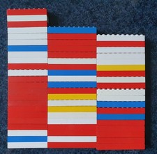 Lego System 62 lange Steine