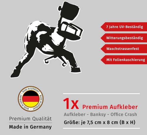 Office chair aufkleber banksy - office,