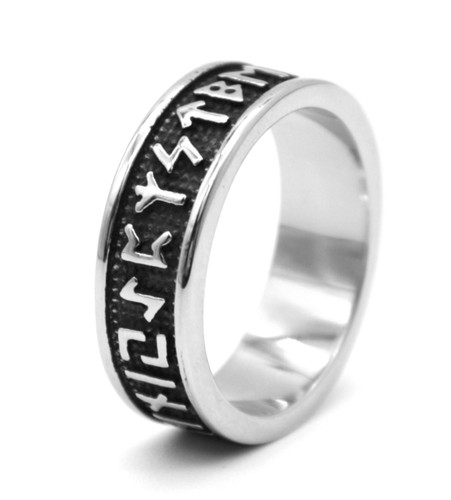 Edelstahl ring runen viking - ring,