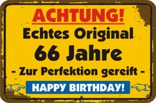 66 Jahre Geburtstagsschild 15