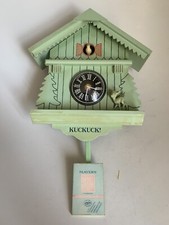 alte Kuckucksuhr Uhr Werbeuhr Zigaretten Players Kuckuck Wanduhr Werbung