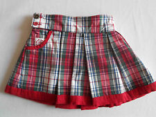 JOULES schöner karierter Wickel Rock im Schotten Look Gr. 4 J  NEU