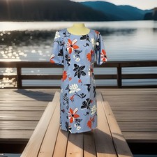 Elegantes festliches Sommerkleid Baumwollstoff Kurzarm Betty Barclay 42 Neu 