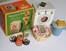 MS Michael  Seidel  Wash – o – mat  Waschmaschine Blech f. Puppe Western Germany