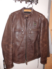 Blauer Lederjacke Herren  USA Gr. S Farbe: Dunkelbraun